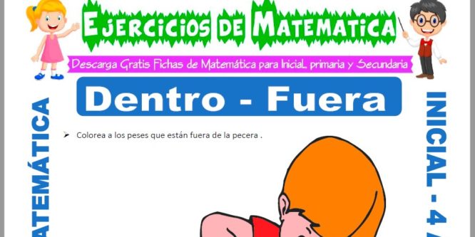 Ficha de Actividades de Dentro y Fuera para Niños de 4 Años
