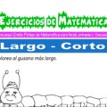Ejercicios de Largo y Corto para Inicial de 3 Años