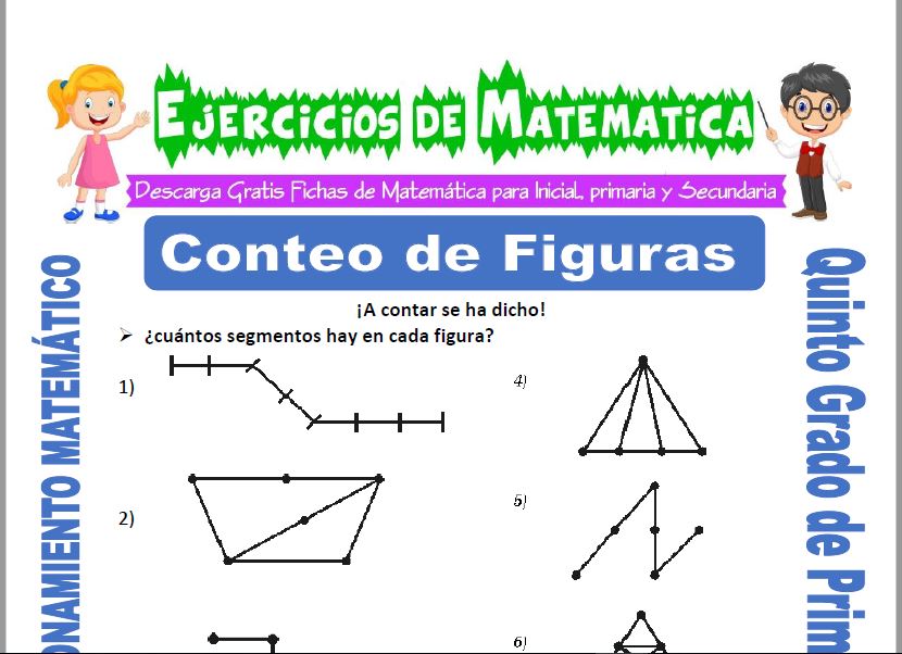 Conteo de Figuras para Quinto de Primaria