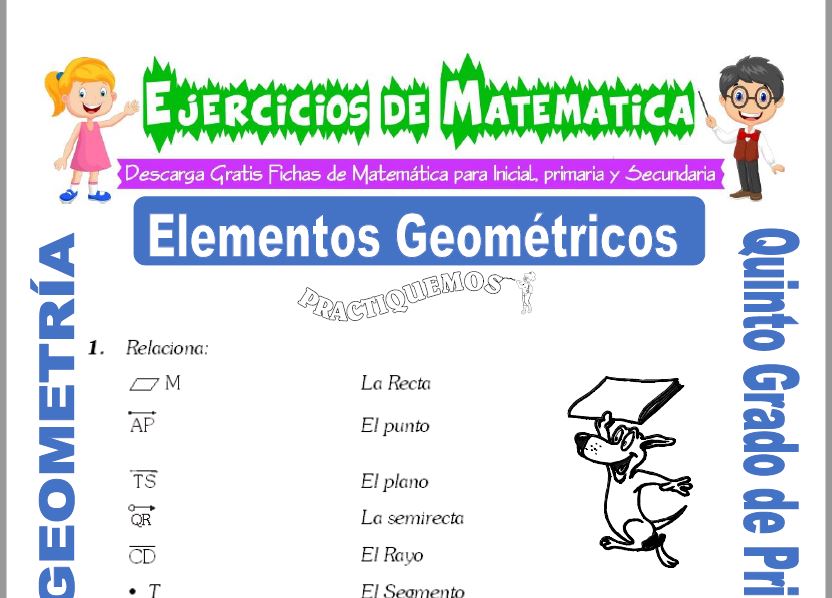 Elementos Geométricos para Quinto de Primaria