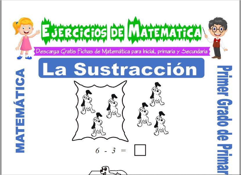 Ejercicios de La Sustracción para Primero de Primaria