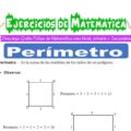 Ejercicios de Perímetro para Segundo de Primaria